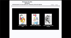 Desktop Screenshot of distinctivedoodles.com